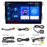 Pour Volkswagen Caddy 2011-2018 Voiture de navigation GPS pour lecteur DVD Placement de tableau de bord à écran tactile de 9 pouces avec lecteurs MP3/MP4