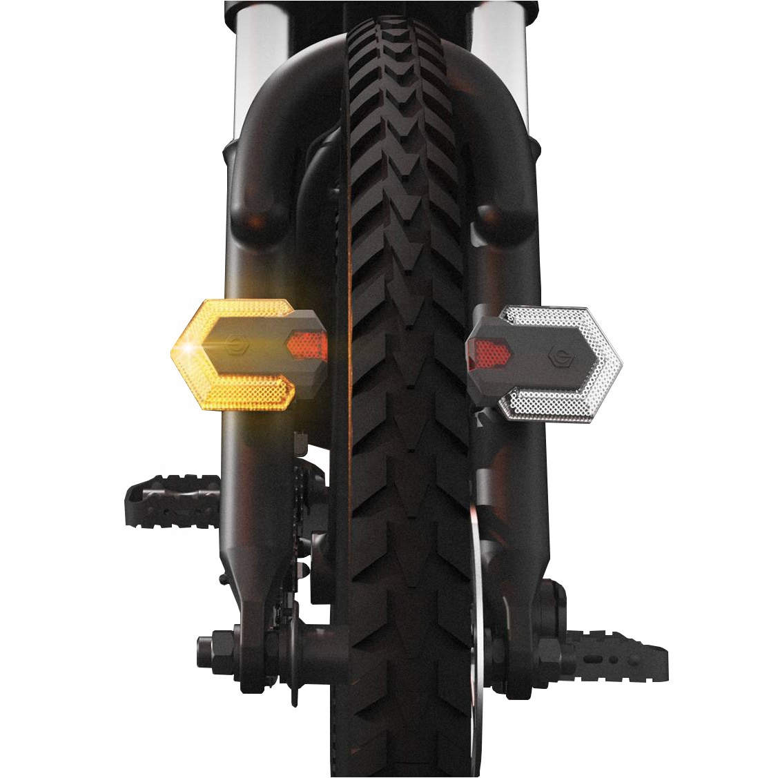 Сигнальная задняя мигающая лампа для велосипеда, беспроводной светодиодный фонарь с дистанционным управлением, зарядка через USB, сигнал поворота