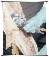 Équipement automatique de boucherie du bétail en acier inoxydable, machine pneumatique de dépilation pour abattoir, machinerie d'abattoir