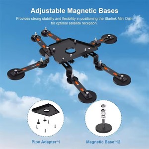 Soporte Magnético para Techo de Auto Starlink Gen <span class=keywords><strong>V3</strong></span> 2025, Soporte Magnético para Starlink <span class=keywords><strong>V3</strong></span>, Pintura en Aerosol Negra, Compatible con la 3ra Generación - Product Image 4