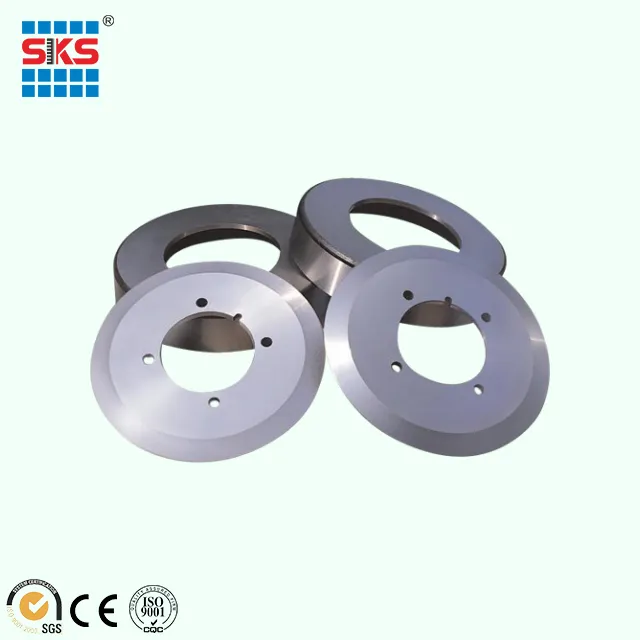 Rotary blade for Paper Cutting Knives Corrugated Carton Blades Tungsten Carbide Circle Cutting Knife