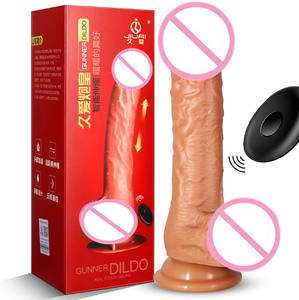 Mainan seks wanita Penis realistis Super besar pemanas teleskopik <span class=keywords><strong>Dildo</strong></span> berpengendali jarak jauh nirkabel - Product Image 5