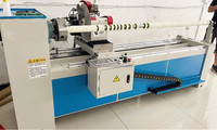 Machine automatique de découpe et de refendage de bannière flexible Rouleau de film de papier autocollant réfléchissant en vinyle avec moteur facile à utiliser et à installer