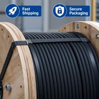 Câble à fibres optiques GYXTW 4 cœurs OM1-OM4 résistant aux hautes températures, conduit unitube pour pose intérieure et pont -40~+70°C