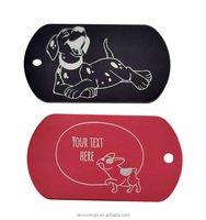 Placa de Identificación Personalizada para Mascotas de Aleación de Zinc de Doble Cara con Color Personalizado, Impresión Tipográfica y Código QR para Etiquetas de Perros