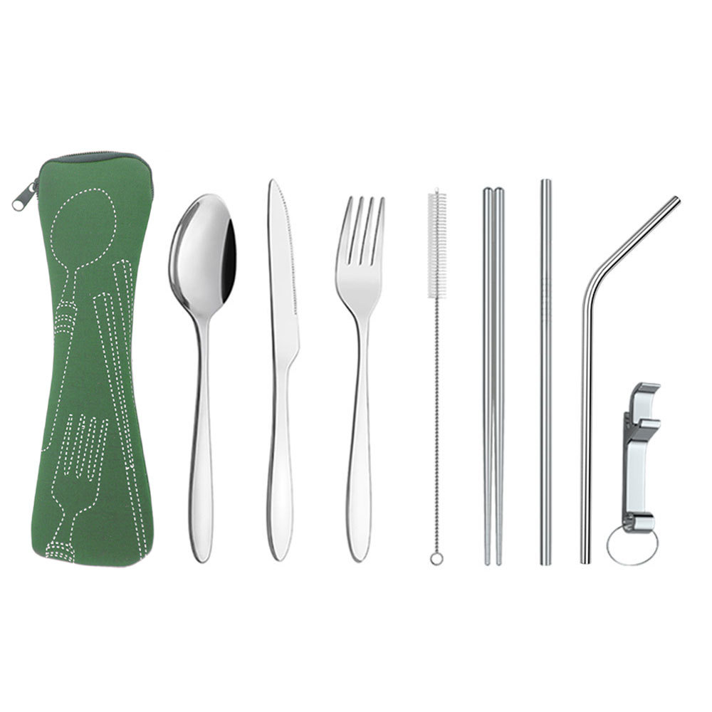 8-piece set+green