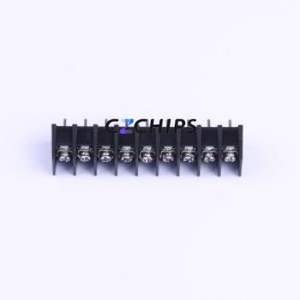 KF25S-7.62-9P Barrier Terminal Block Through hole Component (THT),P=7.62mm Connector Two Sides 7.62mm 1x9P Straight Pin - Product Image 1