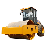 Compacteur routier vibrant à double tambour SEM512 de 12 tonnes d'occasion, compacteur d'asphalte tandem d'occasion à vendre