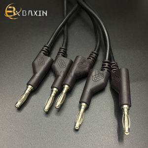 Doppel endiger stapelbarer Bananen stecker Stecker Hochspannungs-Silikon draht Multimeter-<span class=keywords><strong>Test</strong></span> kabel Anschluss kabel - Product Image 5