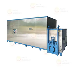 PLC control Kitchen wastes vegetables flowers leaves fruit grinding fermentation machine