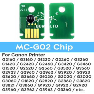 Chip de Cartucho de Mantenimiento MC-G02 G02 para Impresoras <span class=keywords><strong>Canon</strong></span> G1220 G2260 G3260 G2160 G3160 <span class=keywords><strong>G1520</strong></span> G2520 G2560 G3520 G3560 G3620 G3660 - Product Image 4