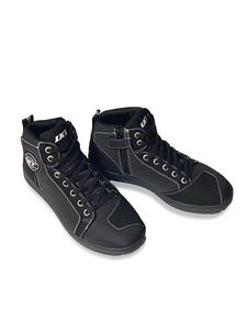 JXT kurt <span class=keywords><strong>Hunter</strong></span> motosiklet sürme ayakkabı erkekler için rahat ayakkabılar kısa çizmeler, Anti damla nefes şövalye çizmeler siyah - Product Image 2