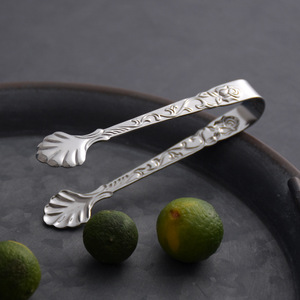 <strong>Vintage</strong> Rose Relief Stainless Steel Ice square Sugar Clips Small Sugar Tongs Food Clips <strong>Kitchen</strong> Serving Tong Barware <strong>Accessories</strong> - Product Image 6
