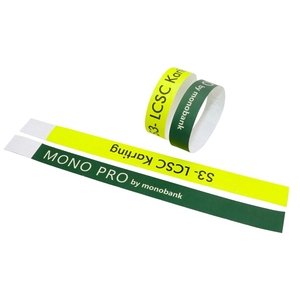 Bracelet personnalisé Étoile de mer rose Parc pour enfants Billet étanche Aire de jeux Bracelet Bracelet - Product Image 3