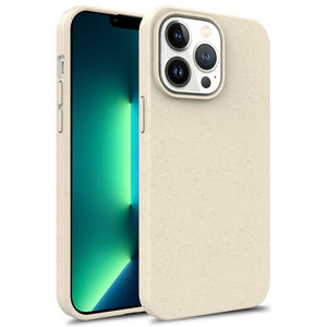 Coque de téléphone personnalisable écologique en paille de blé biodégradable pour <span class=keywords><strong>iphone</strong></span> 14 15 pro max, pour <span class=keywords><strong>iphone</strong></span> 15 étui recyclé - Product Image 1