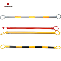Barre de connexion rétractable de sécurité pour cônes de signalisation