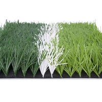Gazon artificiel de football haute performance pour sports en salle et jardins, hauteur de pile 50/60mm, ignifuge, rouleau de gazon PP
