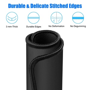 Nhà Máy Bán buôn Tùy chỉnh chuột <span class=keywords><strong>pad</strong></span> với khâu cạnh PC thoải mái bàn mat với Non-Slip cao su cơ sở Bàn phím <span class=keywords><strong>pad</strong></span> cho máy tính xách tay - Product Image 6