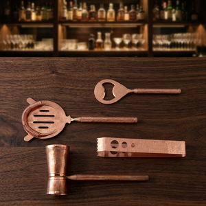 Luxury Designer Metal <b>Bar</b> Set-4-Piece Reusable & <b>Portable</b> - Product Image 2