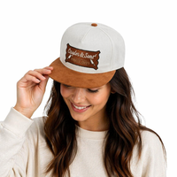 Casquette Snapback en Coton à 6 Panneaux Personnalisée avec Logo Brodé en Relief 3D, Style Hip Hop Unisexe, pour Hommes - Vente en Gros
