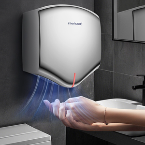 Nuevo <span class=keywords><strong>Secador</strong></span> <span class=keywords><strong>de</strong></span> <span class=keywords><strong>Manos</strong></span> Automático <span class=keywords><strong>de</strong></span> Acero Inoxidable con Sensor <span class=keywords><strong>de</strong></span> Inducción para Uso Comercial en Baños <span class=keywords><strong>de</strong></span> Hotel, Secado Rápido, Protección Contra Salpicaduras, Eléctrico - Product Image 1