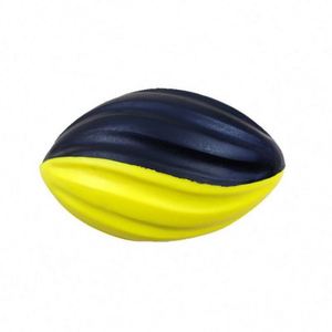 Suministro al por mayor de pelota de rugby promocional de espuma de PU, con forma de espiral, estilo americano, juguete antiestrés suave y colorido para niños, para exterior y entrenamiento. - Product Image 3