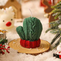 Handgefertigte Luxuriöse Sojawachs-Handschuh-Kerze Duftende Kreative DIY-Dekoration für Heim-Dekoration Feiertage Weihnachten
