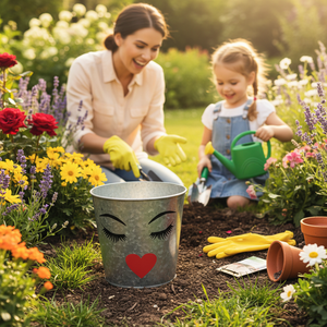 Fournitures pour <span class=keywords><strong>jardin</strong></span> et maison, seau à fleurs en métal galvanisé, <span class=keywords><strong>petit</strong></span> pot de fleurs vintage, pots pour la décoration de la maison, de la ferme et de la table - Product Image 6
