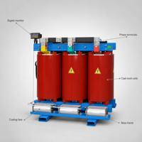 Transformateur triphasé à résine coulée de type sec haute performance et faible perte 630 kVA 10 kV SCB-18, sortie 400 V