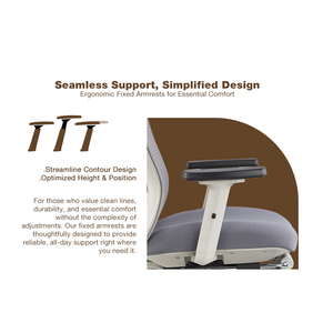 Chaise <span class=keywords><strong>de</strong></span> <span class=keywords><strong>bureau</strong></span> <span class=keywords><strong>ergonomique</strong></span> en maille avec verrouillage d'inclinaison réglable et base en acier pour <span class=keywords><strong>achat</strong></span> commercial en gros - Product Image 4