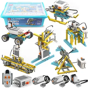 Vente en gros Diymall 9686 702PCS Science Education Set Programmation Robot Wedo Mechanical Power Kit Cars 50 en 1