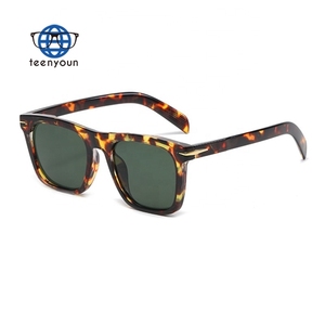 Teenyoun-gafas De Sol De leopardo para mujer, Lentes De Sol a la moda con montura grande, OEM, 2023 - Product Image 3