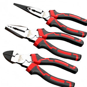 Delixi 3 סטים פסים כבל רב תכליתיים חיתוך חוט חיתוך תעשייתי כיתה 6-7-8 אינץ' - Product Image 1