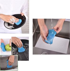 Silicone Dish Sponges Super Food-Grade Silicone Sponges <b>Kitchen</b> Sponge Multi-Purpose - Product Image 3