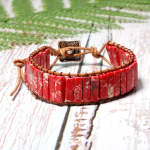New Stone Bead <b>Bracelet</b> Versatile Handwoven <b>Adjustable</b> Knot <b>Bracelet</b> for Women - Product Image 6