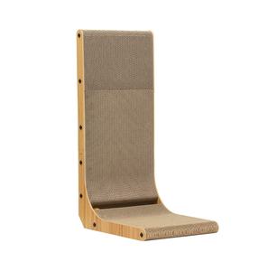 Novo Design L Forma Wall Mounted <span class=keywords><strong>Cat</strong></span> <span class=keywords><strong>Scratch</strong></span> Pad Com Papelão Para Gatos Indoor <span class=keywords><strong>Scratch</strong></span> Toy - Product Image 6