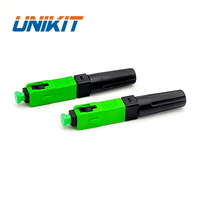 UNIKIT-conector rápido de fibra óptica de alto rendimiento, pieza de montaje pasivo óptico tipo cola de tornillo SC APC SC UPC