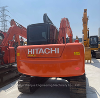 Mini-excavatrice hydraulique sur chenilles d'occasion Hitachi ZX70 ZX75 ZX120 ZX200, idéale pour la construction, modèle Hitachi ZX70-5A