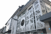 Panneau perforé en aluminium avec revêtement PVDF, sur mesure, pour façade de bâtiment et mur-rideau extérieur