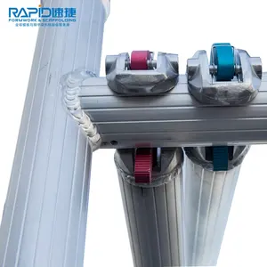 제조업체 최대 15 미터 모바일 알루미늄 타워 발판 내부 및 외부 알루미늄 사다리 발판 판매