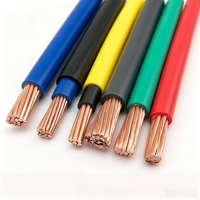 Kabel Listrik Tembaga Telanjang Berisolasi PVC 2/3/4/5/6 Inti untuk Instalasi
