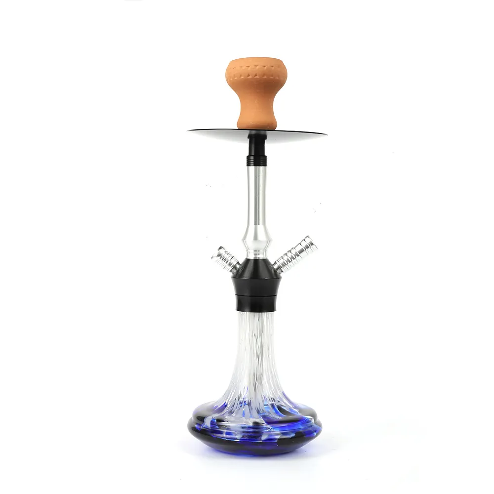 Kit de shisha hookah arabe, en verre, avec personalisé, vente directe d'usine, verre à personnaliser