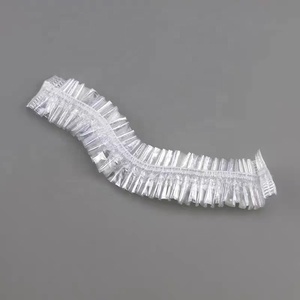 100/pcs Jetable Étanche En Plastique PE Douche <span class=keywords><strong>Bonnet</strong></span> <span class=keywords><strong>De</strong></span> <span class=keywords><strong>Bain</strong></span> Hôtel <span class=keywords><strong>Blanc</strong></span> Bande Clip Jetable <span class=keywords><strong>Bonnet</strong></span> <span class=keywords><strong>De</strong></span> Douche - Product Image 5