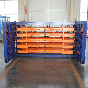 رف تخزين قابل للطي من الفولاذ الثقيل مع تشطيب مقاوم للصدأ، قابل للتخصيص ومتوافق مع الرافعات الشوكية - Product Image 2