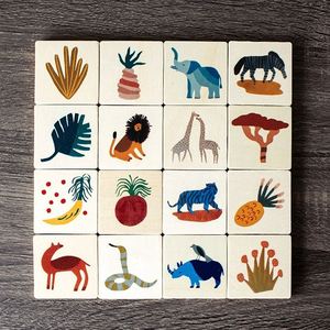Wooden Montessori Educational Toy Animal Card Exercises Thinking Logic Ability Memory Board Game - Product Image 6
