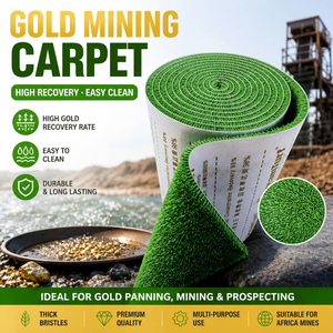 Tapis de récupération d'or aluvial en mousse synthétique, filtre minier pour l'extraction aurifère fluviale - Product Image 3