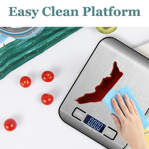도매 가정용 5000g 10kg <span class=keywords><strong>Bascula</strong></span> Cocina 스테인레스 스틸 식품 가중치 균형 전자 디지털 주방 저울 LCD - Product Image 4
