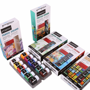 Giorgione 25ml – Boîte de pigments acryliques pour verre, <span class=keywords><strong>textile</strong></span>, publicité, <span class=keywords><strong>gouache</strong></span>, aquarelle – Idéal pour la peinture sur toile – Vente en gros - Product Image 1