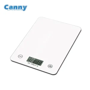 China In Stock 5000G Max D1 gram Digital Glass Platform Electronic Kitchen Scale Home Used Scale