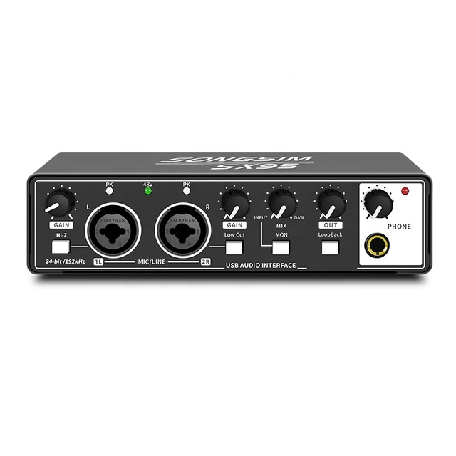 New Sound Card Recording Editing Sing Live Broadcast Equipment Dubbing Mobile Phone Computer USB Digital Transmission Sound Card